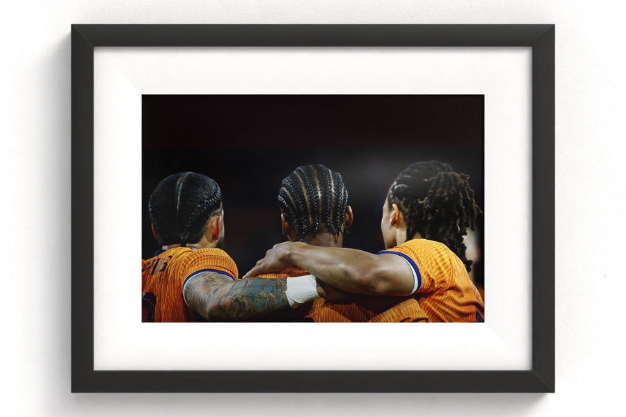 Sportfoto cornrows bij Oranje - afbeelding 1