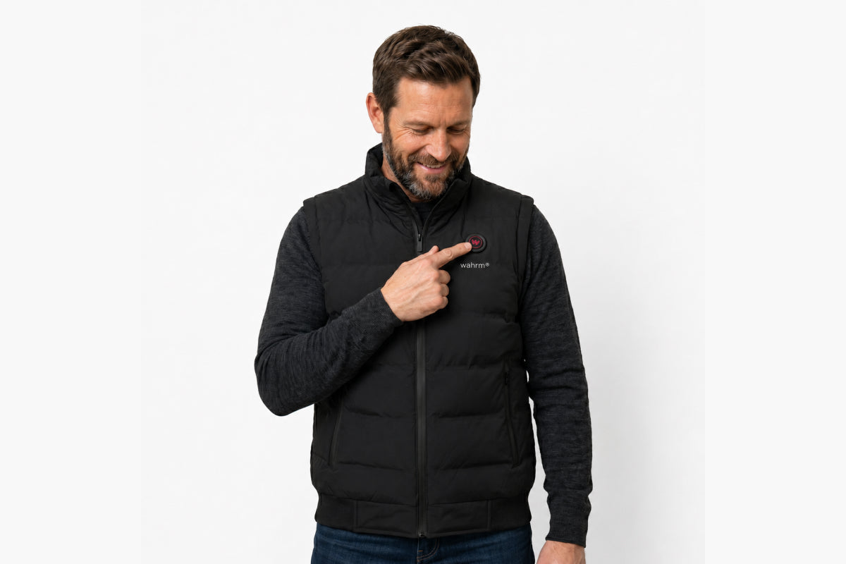 Infrarood verwarmde bodywarmer (m/v) - Wahrm - afbeelding 5